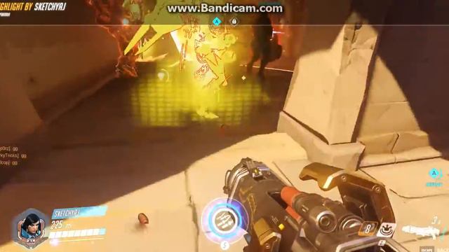 Overwatch 6 kill ultimate (Pharah) смотреть онлайн