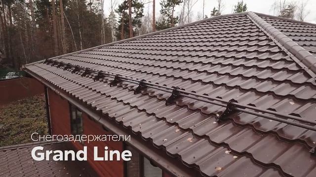 Металлочерепица Grand Line Kvinta Uno, Satin. Обзор профиля. Съемка с квадрокоптера смотреть онлайн