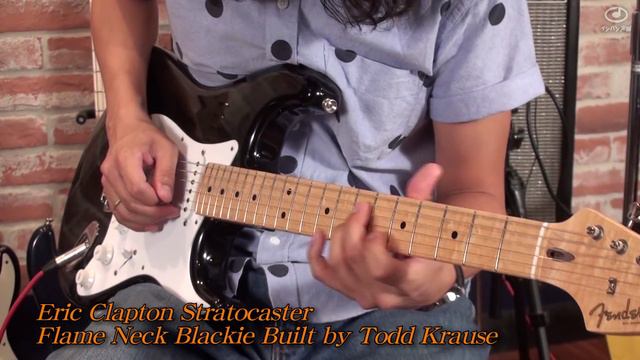 Eric Clapton Stratocaster Flame Neck Blackie смотреть онлайн