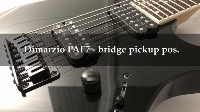 Pickup comparison: Dimarzio PAF7 vs. Ibanez stock pickups смотреть онлайн