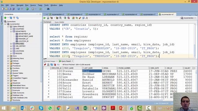99 INSERT с использованием функций / SQL для начинающих с нуля до сертификата Oracle