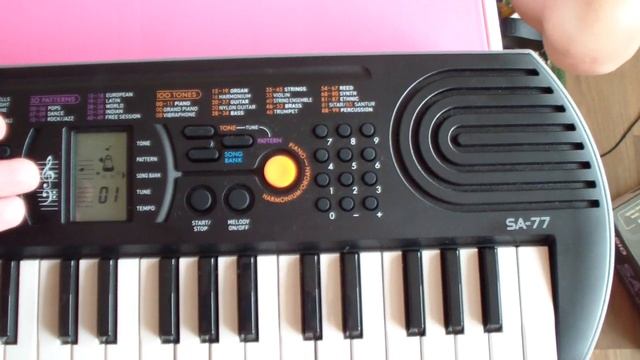 Синтезатор CASIO SA-77 лучший подарок Вашему ребенку