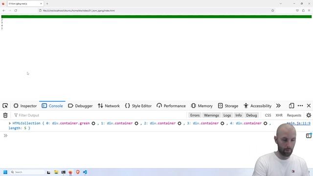 DOM: querySelector смотреть онлайн