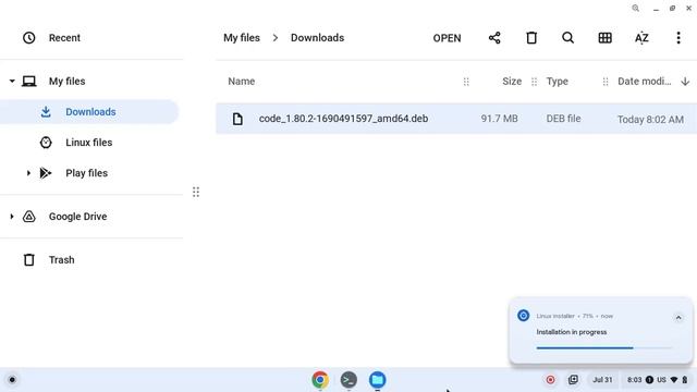 Run JavaScript (Node.js) with Visual Studio Code on Chromebook смотреть онлайн