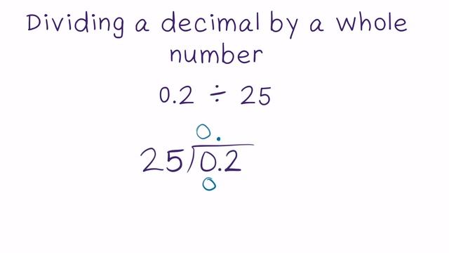 Dividing a decimal by a whole number - 0.2 ➗ 25 - 5th grade math review, dividing decimals смотреть онлайн