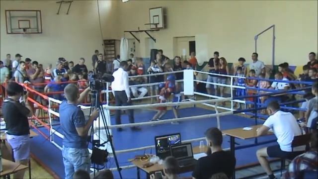 29 кг Панченко Никита - Макаров Тимофей , 4 турнир по боксу Азовский ринг 07 08 2019 г Бердянск смотреть онлайн