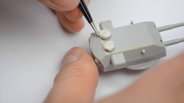 1/350 BISMARCK [Trumpeter] - Model build part 3/4