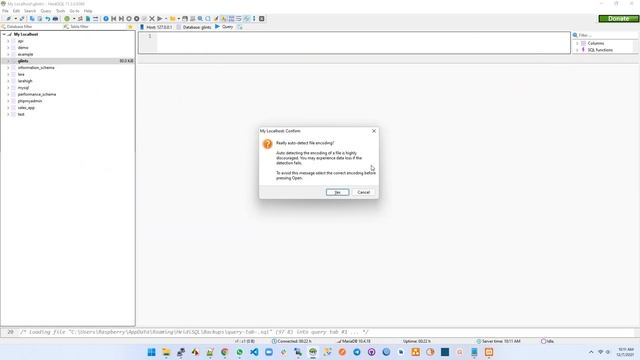 Restore MySQL database using HeidiSQL смотреть онлайн