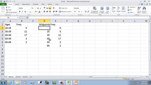 Excel 2010: Creating a Frequency Polygon смотреть онлайн