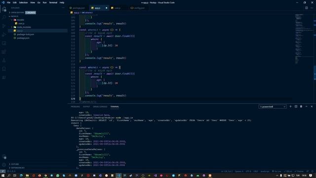 Nodejs Sequelize Orm Operators (Query) смотреть онлайн