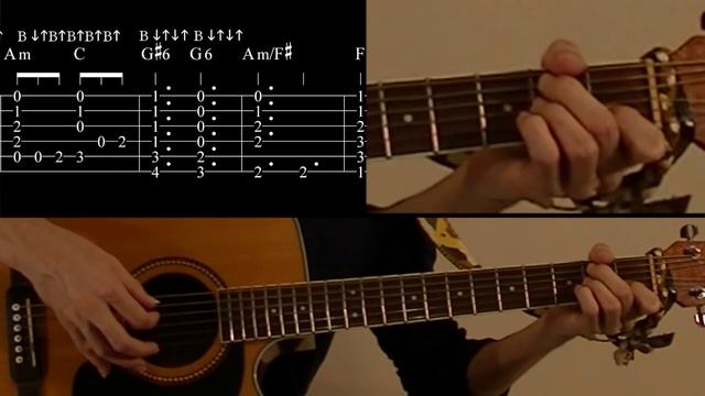 Between the bars - Elliott Smith guitar lesson смотреть онлайн
