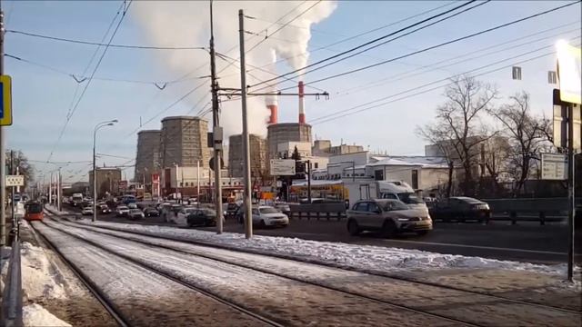 Трамвай "71-931М "Витязь-М" №31248 с маршрутом №43 "МЦК Угрешская- Дом культуры Компрессор" смотреть онлайн