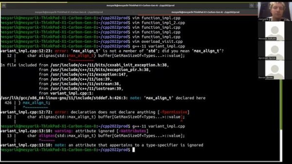 C++ 10. std::variant / std::visit