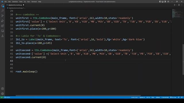How to make unit converter App - Python Tkinter GUI turotial | KB, MB, GB, TB - Bangla смотреть онлайн