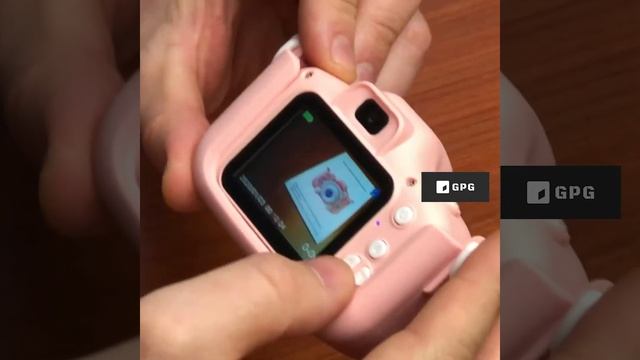 GPG Детский фотоаппарат / детская камера для девочек с SD-картой для возраста от 3 до 13 лет