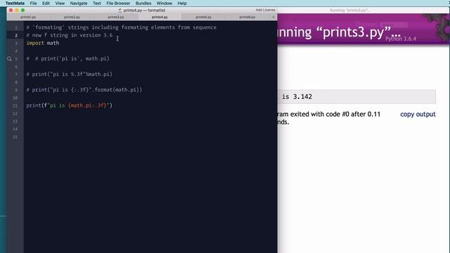 Formatting float list in python and some format history смотреть онлайн