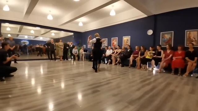 Ростова Наталья, Червонов Евгений выступление на милонге в Libertad 25.09.2021 1/2 смотреть онлайн