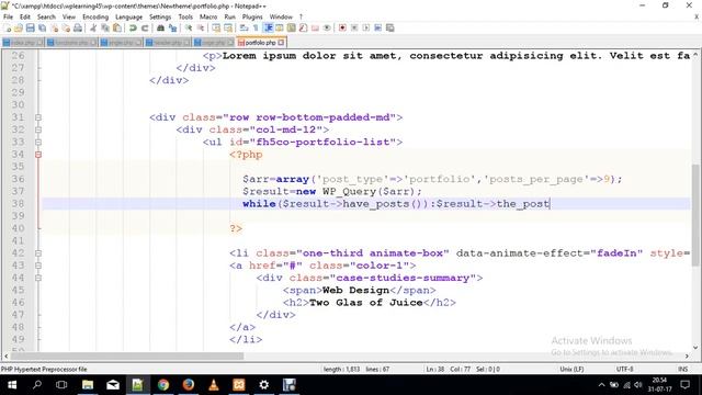 WP Theme Development Class 02 Part 02 смотреть онлайн
