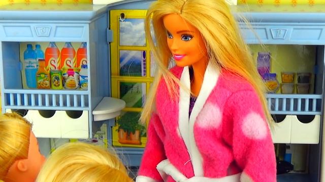 НА ПИКНИК С НОЧЕВКОЙ ! Играем в Куклы Барби смотреть онлайн