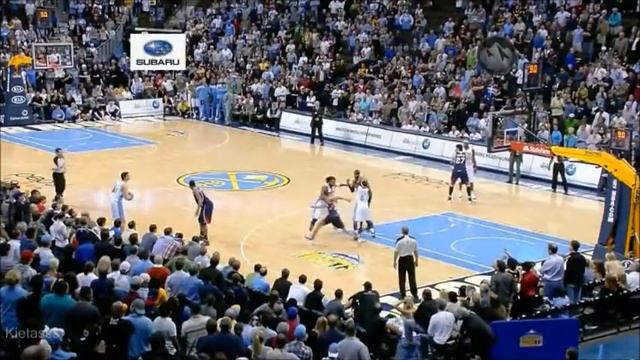 Danilo Gallinari clutch 3 vs Hawks (2012.03.13) смотреть онлайн