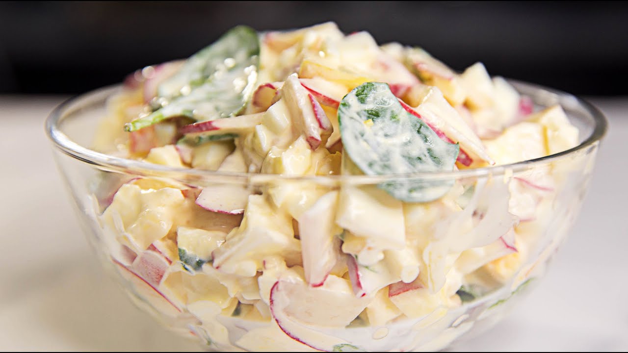 Рецепт Быстрого и БЮДЖЕТНОГО салата! Этот САЛАТ из простейших продуктов, но получается Очень ВКУСНЫМ смотреть онлайн