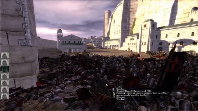 DEFENSE OF MINAS TIRITH IN THIRD PERSON - Third Age Total War: Reforged смотреть онлайн