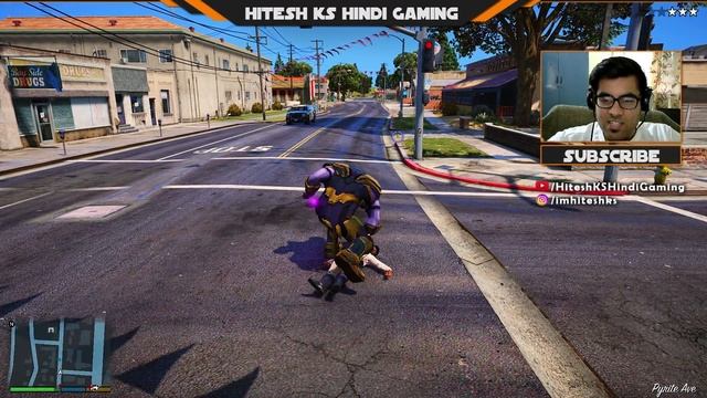 THANOS From Avengers End Game | Part 1 | GTA 5 Mod [Hindi] - Hitesh KS смотреть онлайн