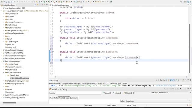 Implementing Page Object Model Design Pattern in selenium java смотреть онлайн