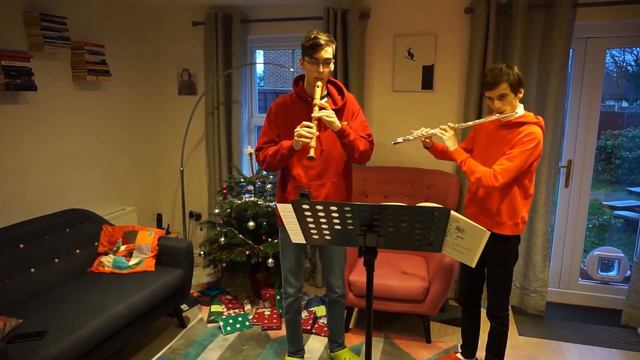 Georg Philipp Telemann Sonata I for 2 treble recorders F major - Allegro Marko i Aleksandar Blanus смотреть онлайн