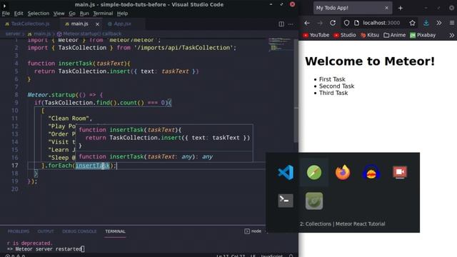 How to set up MongoDB - Meteor Tutorial Ep2. смотреть онлайн