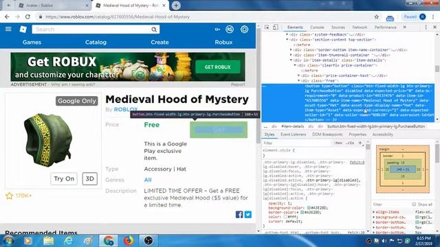 |Roblox|How to get the Medieval Hood of Mystery смотреть онлайн
