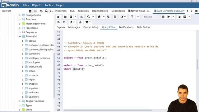 Aula Completa de Subqueries no PostgreSQL смотреть онлайн