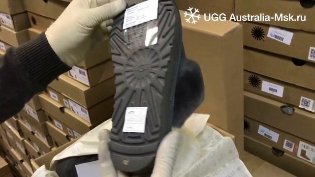 Домашние тапочки угги | UGG Slipper Grey смотреть онлайн