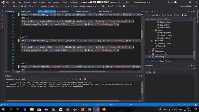 MVC5-(ENTITY)CRUD-BOOTSTRAP FORM-2 смотреть онлайн