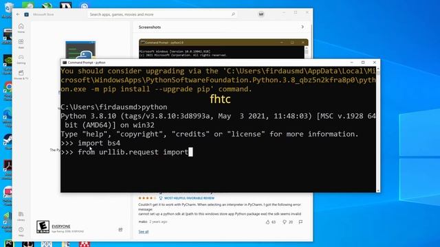 How To Run Python In Command Prompt and Install Python Package смотреть онлайн