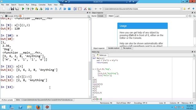 Python With Spyder 6: Lists Part 2 смотреть онлайн