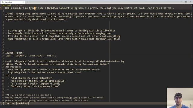 Format Paragraphs to 80 Characters with Vim (No Plugins Needed) смотреть онлайн