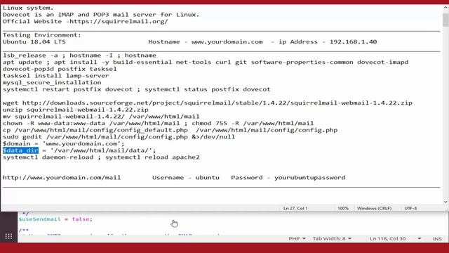 How To Install SquirrelMail with Postfix Dovecot On Ubuntu 18.04 LTS смотреть онлайн