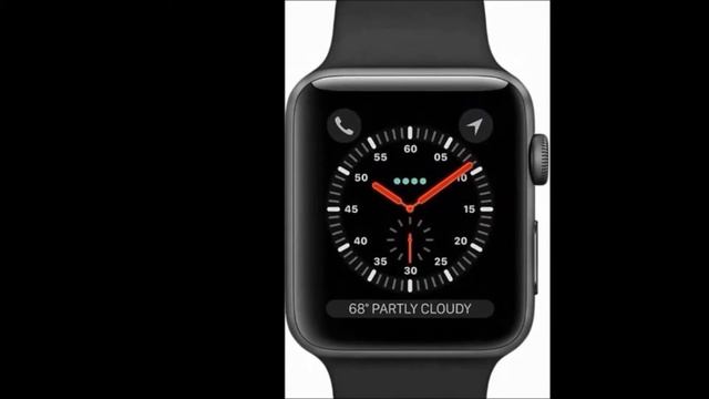 Apple Watch Series 3 GPS, Cellular - 38 Mm Space Grey Aluminium Case With Sport Band