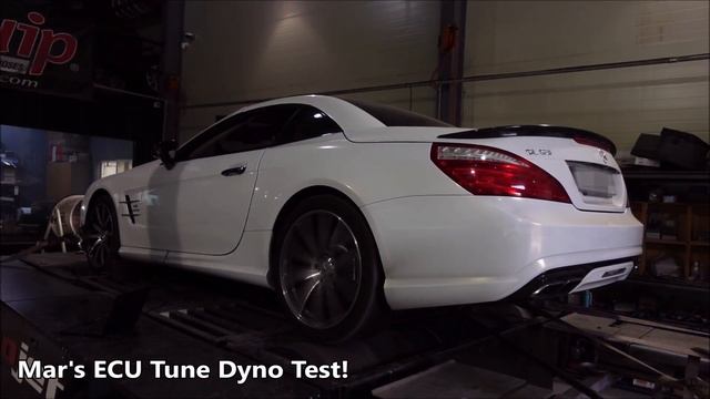 2016 Mercedes AMG R231 SL63 Mar's ECU Tune Dyno Test 603WHP, 112Tq! 89~127WHP, 23~29Tq Up! смотреть онлайн