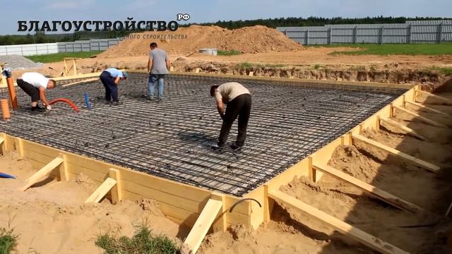 Строительство фундамента.Этап 5.Изготовление армокаркаса.Благоустройство рф смотреть онлайн
