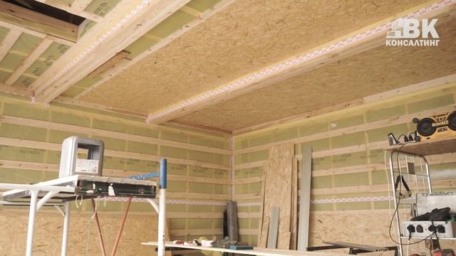 Строительство гаража на Ж/Б плите. Размер 6*8 с внутренней и наружной отделкой. смотреть онлайн