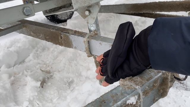 Алюминиевая лодка Girgis 440K. Отгрузка лодки в Москву. Прицеп с роликовой системой.