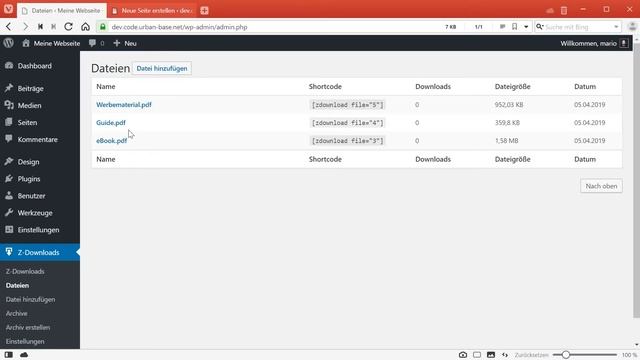 Z-Downloads - Download Manager Plugin für WordPress смотреть онлайн