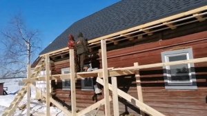 ХАЛБЕРГ, ОТДЕЛКА ФРОНТОНА, ПОДШИВ, СОФИТ, ВОДОСТОЧКА 1ЧАСТЬ