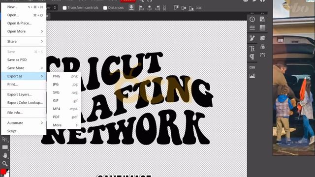 How to create wavy text for Cricut Design Space using Photopea смотреть онлайн