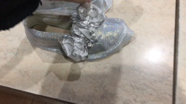 Переделываем чешки в красивые туфельки принцессы | Туфельки на Новый Год! смотреть онлайн