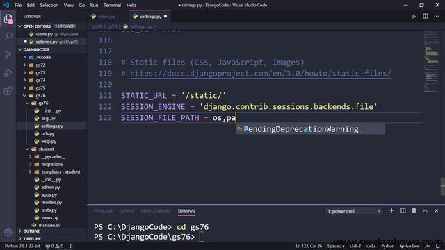 File Based Session in Django (Hindi) смотреть онлайн