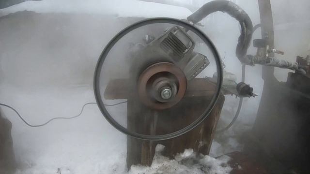?Запустится ли Паровая Машина Зимой? || Паровой двигатель из ДВС смотреть онлайн