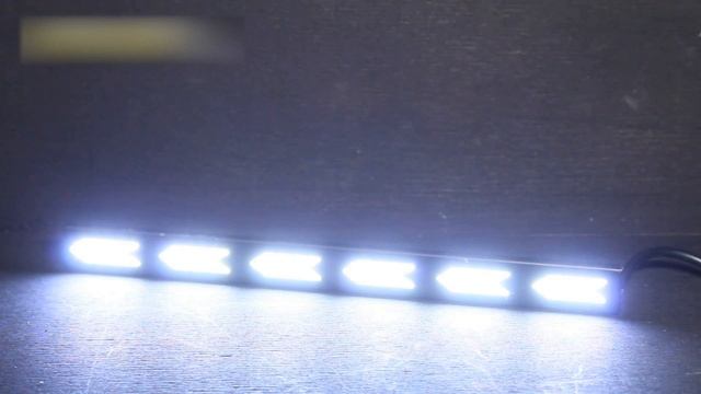 Дневные ходовые огни COB M Стрелка | Daytime running lights LED DRL COB смотреть онлайн